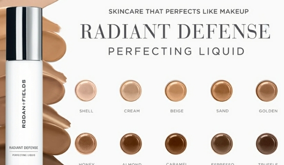Rodan and Fields 10 Colors Radiant Defense Pallet - Picture 2 of 2